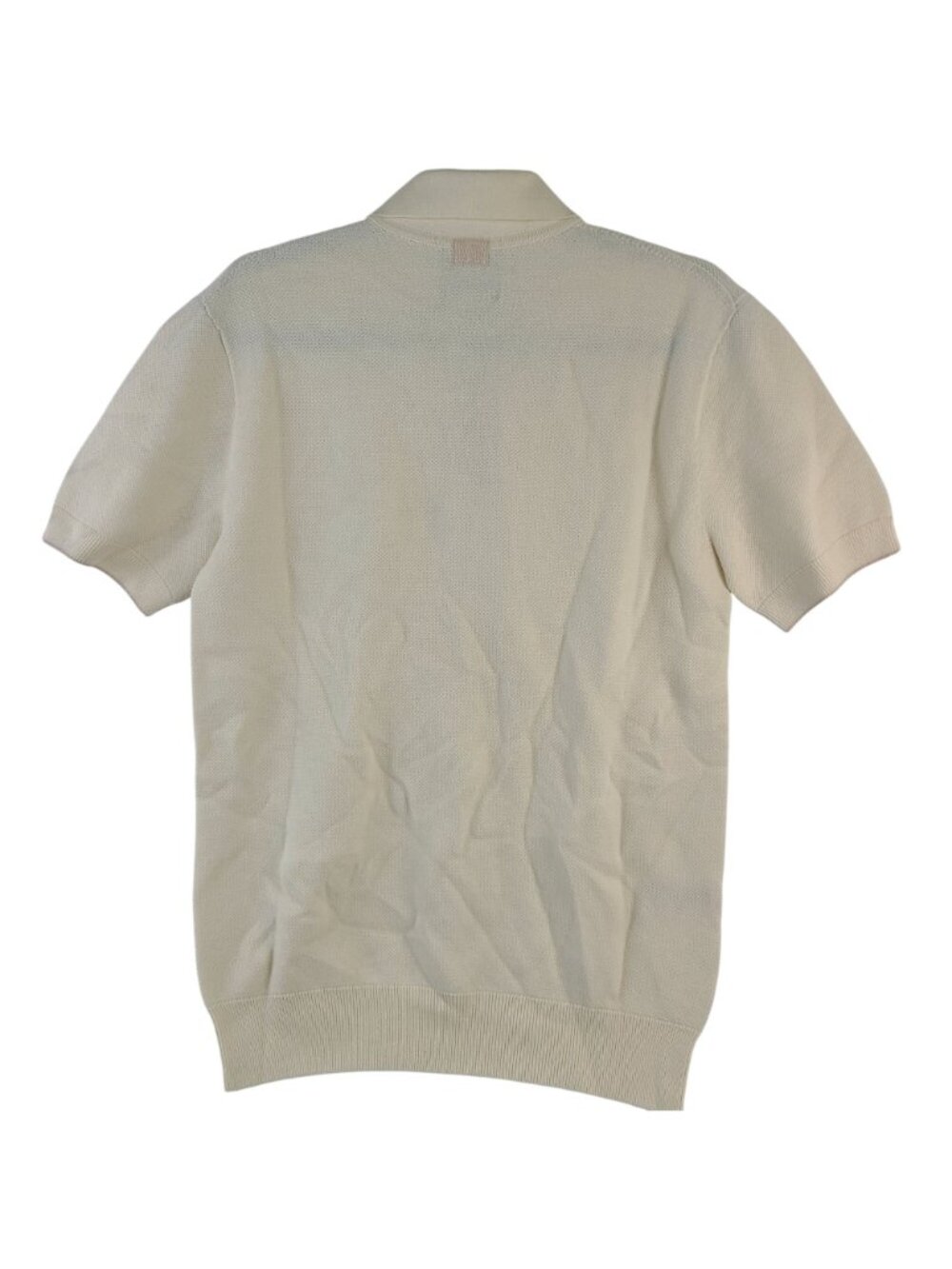 NEW Sheep Inc. Mens Pique Polo Shirt Raw White 100% Ultra-Fine Merino Wool Sz M - Picture 8 of 8
